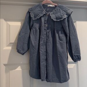 Zara Kids Casual Dress in Blue